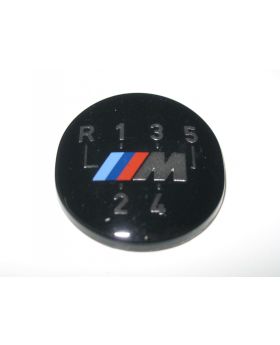 BMW Motorsport 5 Speed Gear Stick Lever Badge Emblem 25111221613 New Genuine