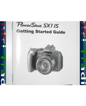 Canon PowerShot SX1 IS Quick Start Guide CEL-SL6XA210 Used Genuine