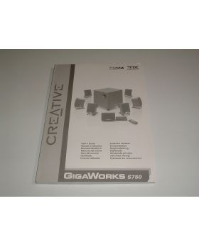 Creative Gigaworks S750 Instruction Owners Manual Guide Used Genuine