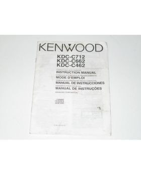 Kenwood CD Changer Operating Instructions B64-1381-00 Used Genuine