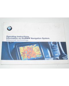 BMW E46 E38 E39 SatNav Manual Handbook 2008MY 0004587 01210004587 Other Genuine