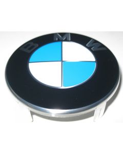 BMW Engine Cover Trim Badge Roundel Logo Plaque Metal 11147788967 New Genuine