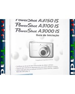 Canon PowerShot A3150 A3100 A3000 IS Guide CEL-SP2VA2B0 Used Genuine