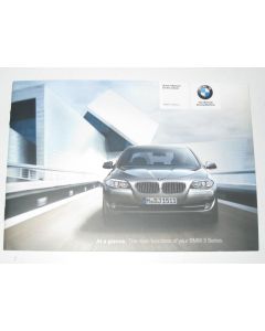 BMW F10 F11 Quick Reference Handbook Manual 2606022 01402606022 New Genuine