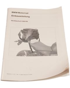 BMW K46 S1000RR K42 HP4 Seat Tail Bag Install Manual 77017726111 Used Genuine