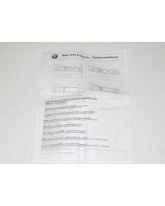 BMW E46 Centre Console Accessories Instructions 9415174 New Genuine