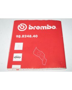 brembo Fixed Brake Caliper Pad Instructions 98.8248.40 New Genuine