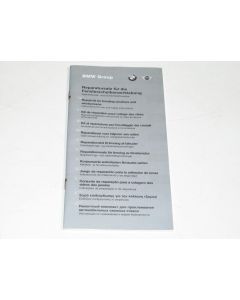 MINI Windscreen Bonding Instruction Guide 73360/073 New Genuine