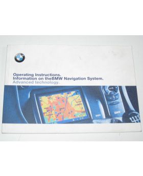 BMW E46 E38 E39 SatNav Manual Handbook 2008MY 0004587 01210004587 Other Genuine