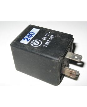 BMW Hazard Warning Flasher Relay 61311367001 HELLA 4DB003750-27 Used Genuine