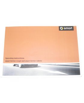 smart 451 Owners Operating Instruction Manual Handbook A4515848871 New Genuine