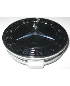 Mercedes Star Logo Wheel Hub Cap Centre Badge Black B66470201 New Genuine