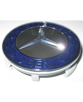 Mercedes Star Wheel Hub Cap Centre Badge Blue A1704000025 New Genuine