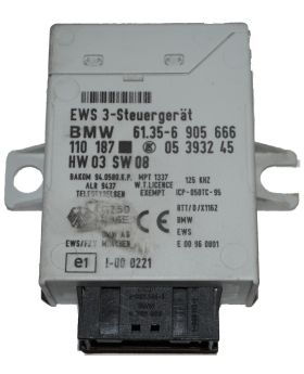 BMW EWS III 3 Key Code Control Unit Module ECU 61356905666 Other Genuine