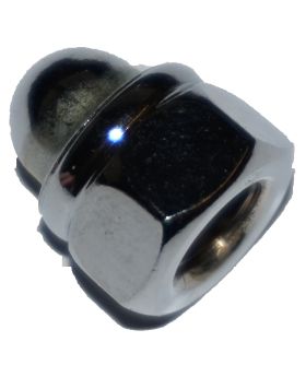 BMW 10mm Hex Head Chrome Plated Cap Nut M6 x 1.00 mm 07119924324 New Genuine
