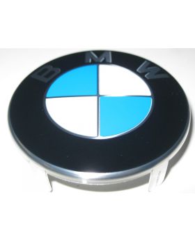 BMW Engine Cover Trim Badge Roundel Logo Plaque Metal 11147788967 New Genuine