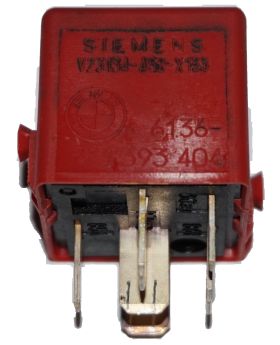 BMW E36 ABS Pump Motor Main Relay Red 61361393404 V23134-A52-X273 Used Genuine