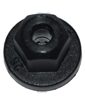 Mercedes 10 mm Hex Flange Plastic Self-Threading Nut A0039900251 New Genuine