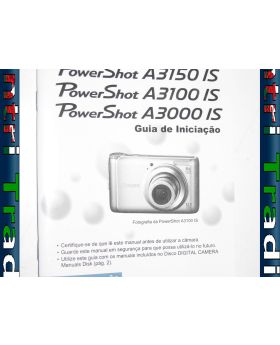 Canon PowerShot A3150 A3100 A3000 IS Guide CEL-SP2VA2B0 Used Genuine