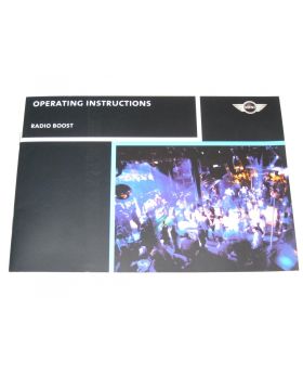 MINI Radio Boost Operating Book Manual 0158916 01410158916 New Genuine