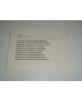 Mercedes Cruise Control Manual Guide Book Z6515610576 Used Genuine
