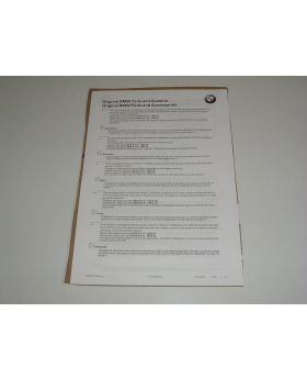 BMW Locking Wheel Bolt Install Instructions 0303876 01290303876 New Genuine