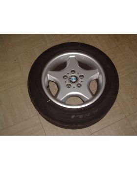 BMW E34 Flat Star Alloy Wheel Tyre 225/55 R16 1092094 Used Genuine