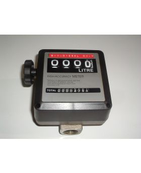 Mechanical Bio/Diesel Fuel Oil Meter Gauge 4 Digit