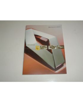 Renault Service Maintenance Log Book 7711275552 New Genuine