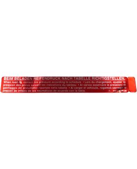 Mercedes Tyre Pressure Loading Warning Label Sticker A0005845039 Other Genuine