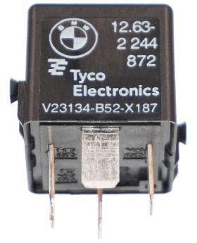 BMW Black Auto 12V Relay SIEMENS-Tyco V23134-B52-X187 12632244872 Other Genuine