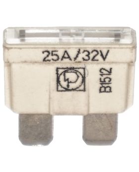 BMW White 25 Amp 32 Volt Car Auto Blade Type Spare Fuse 61131370668 New Genuine