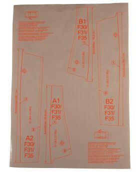 BMW F30 F31 F80 Front Door Seal Fitting Template Guide 01292317852 New Genuine