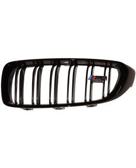 BMW F82 F83 M4 Left Radiator Grille Trim Gloss Black 51712352811 New Genuine