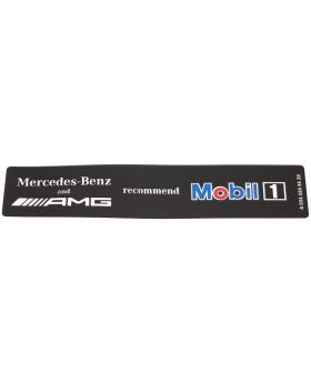 Mercedes AMG Recommend Mobil 1 Oil Label Sticker Decal A0045849438 New Genuine