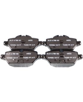 BMW E81 E87 E90 E92 Rear Brake Disc Pad Lining Set 34216788183 New Genuine