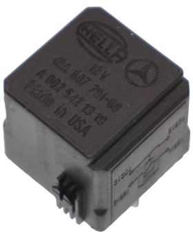 Mercedes Black 12V Automotive Relay A0025421319 HELLA 4RA007791 Used Genuine