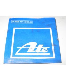 Ate Brake Pad Replacement Instructions 91.9998-1814.2 Other Genuine