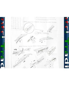 BMW VALEO Wiper Rubber Replacement Instruction 59884328 New Genuine