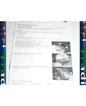 BMW Z3 E36 Parking Hand E-Brake Repair Leaflet 0148474 01290148474 Other Genuine
