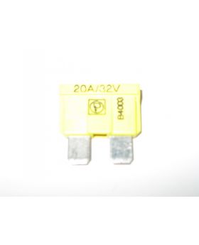 BMW Yellow 20 Amp 32 Volt Blade Type Spare Fuse 0141144 61130141144 Used Genuine