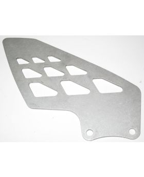 BMW K46 Left Footrest Heel Shield Guard Plate 7708577 46717708577 Used Genuine