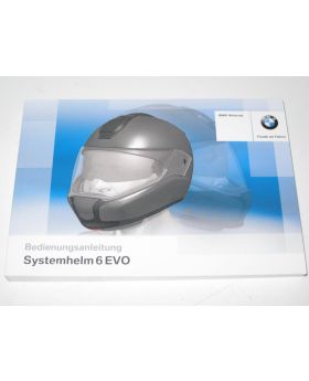 BMW Motorrad System 6 Evo Helmet Owners Manual 8556233 76018556233 New Genuine