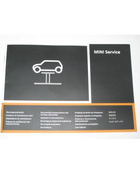 MINI Service Maintenance Record Log Book 01492601595 New Genuine
