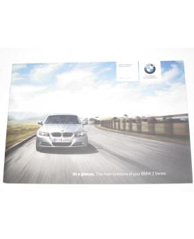BMW E90 E91 E92 E93 Quick Reference Guide Book 2604717 01412604717 Used Genuine