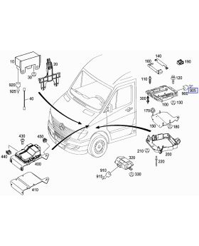 Mercedes Wiring Connector Plug Terminal Contact Pin A0195452526 New Genuine