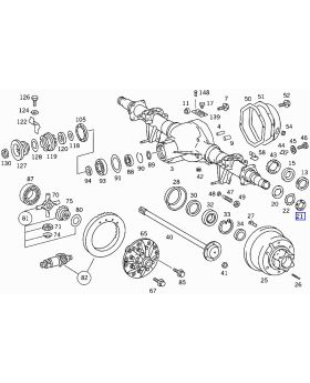 4 x Mercedes A6743560126 New Genuine
