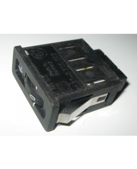 BMW E36 Head Lamp Light Aim Control Knob Switch 8360883 Used Genuine