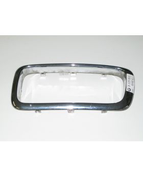 BMW E38 Left Chromed Bonnet Kidney Grille Trim 8125815 Used Genuine