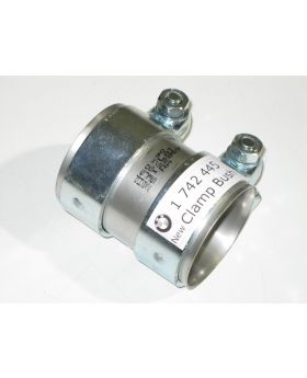 BMW E28 E34 E31 Exhaust Tail Pipe Joint Clamp 1742445 New Genuine
